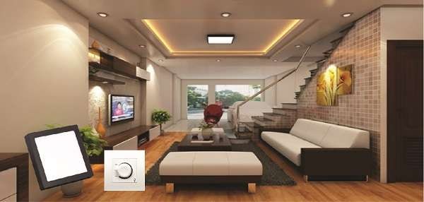 Đèn Led Ốp Trần Viền Đen Dimmer Ht Light Level