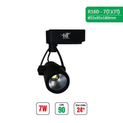 ĐÈN RỌI RAY 8016 VỎ ĐEN HT MAX LIGHT