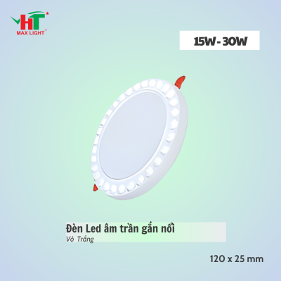 Đèn LED Âm Trần Gắn Nổi