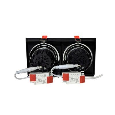 ĐÈN LED MẮT ẾCH 8091 VIỀN ĐEN HT MAX LIGHT