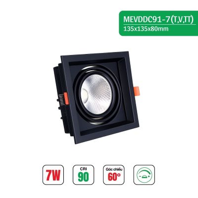 ĐÈN LED MẮT ẾCH 8091 DIMMER VIỀN ĐEN HT MAX LIGHT