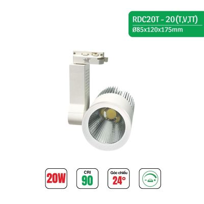 ĐÈN RỌI LED 8020 DIMMER VỎ TRẮNG HT MAX LIGHT