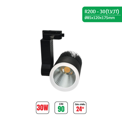 ĐÈN RỌI RAY 8020 VỎ ĐEN HT MAX LIGHT